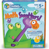 Mathswatters, Addition & Subtraction Game, Math Games for Kids, Educational Games, Preschool Math, Montessori, 99 Pieces, Age 5+ - Image 4