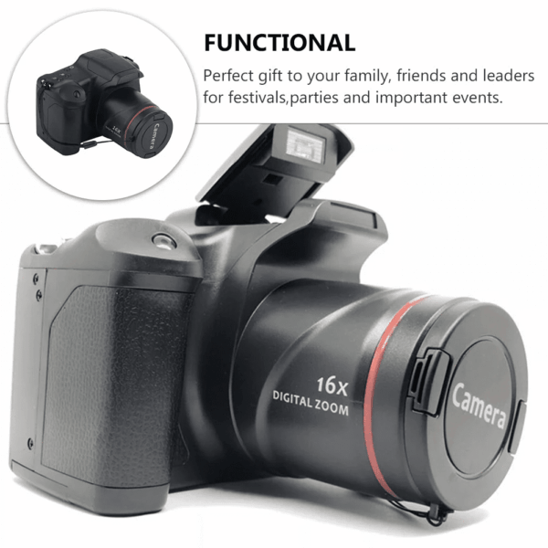 Digital Camera for Photography, 16MP FHD Video Camera with Wifi, 3 Inch Screen, 16X Digital Zoom, Vlogging Camera for Youtube - Image 9