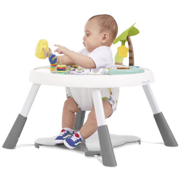 Curio Lightweight & Convertible Sit N Seek Activity Center, Lime - Image 15