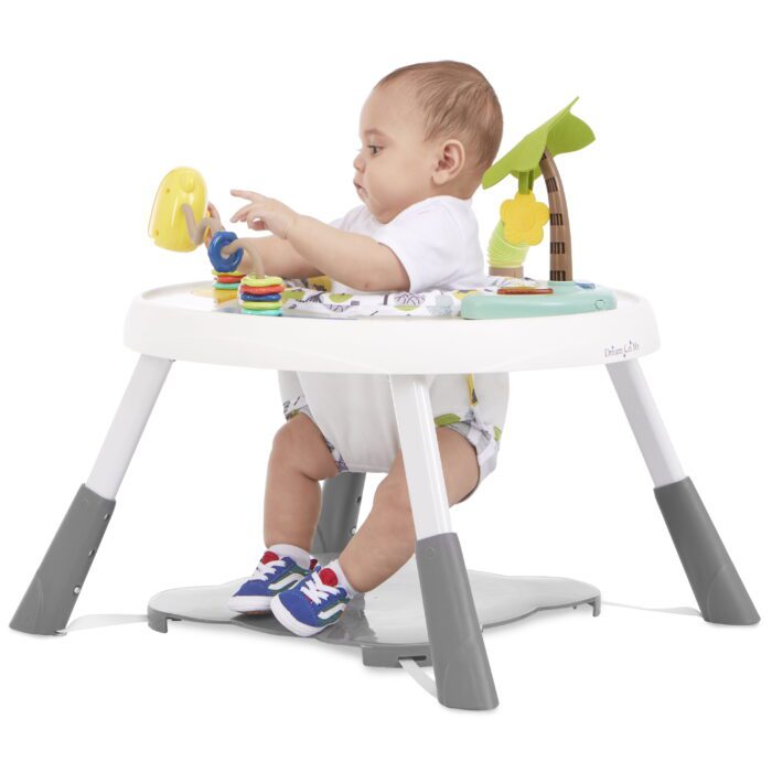 Curio Lightweight & Convertible Sit N Seek Activity Center, Lime - Image 15