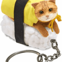 Clever Idiots Nekozushi Keychain - Blind Box Includes 1 of 5 Collectable Figurines - Features a Detachable Keyring (Version 1) - Image 4