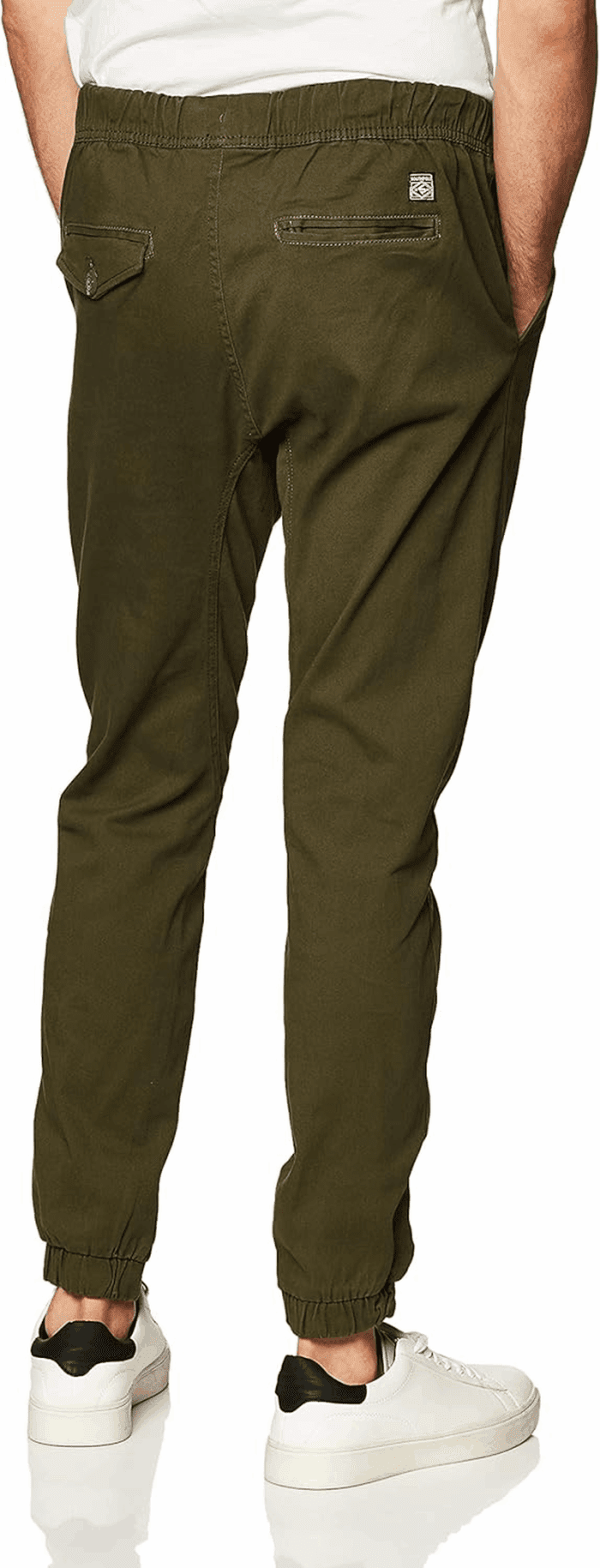 Men'S Basic Stretch Twill Jogger Pants-Reg and Big & Tall Sizes - Image 3