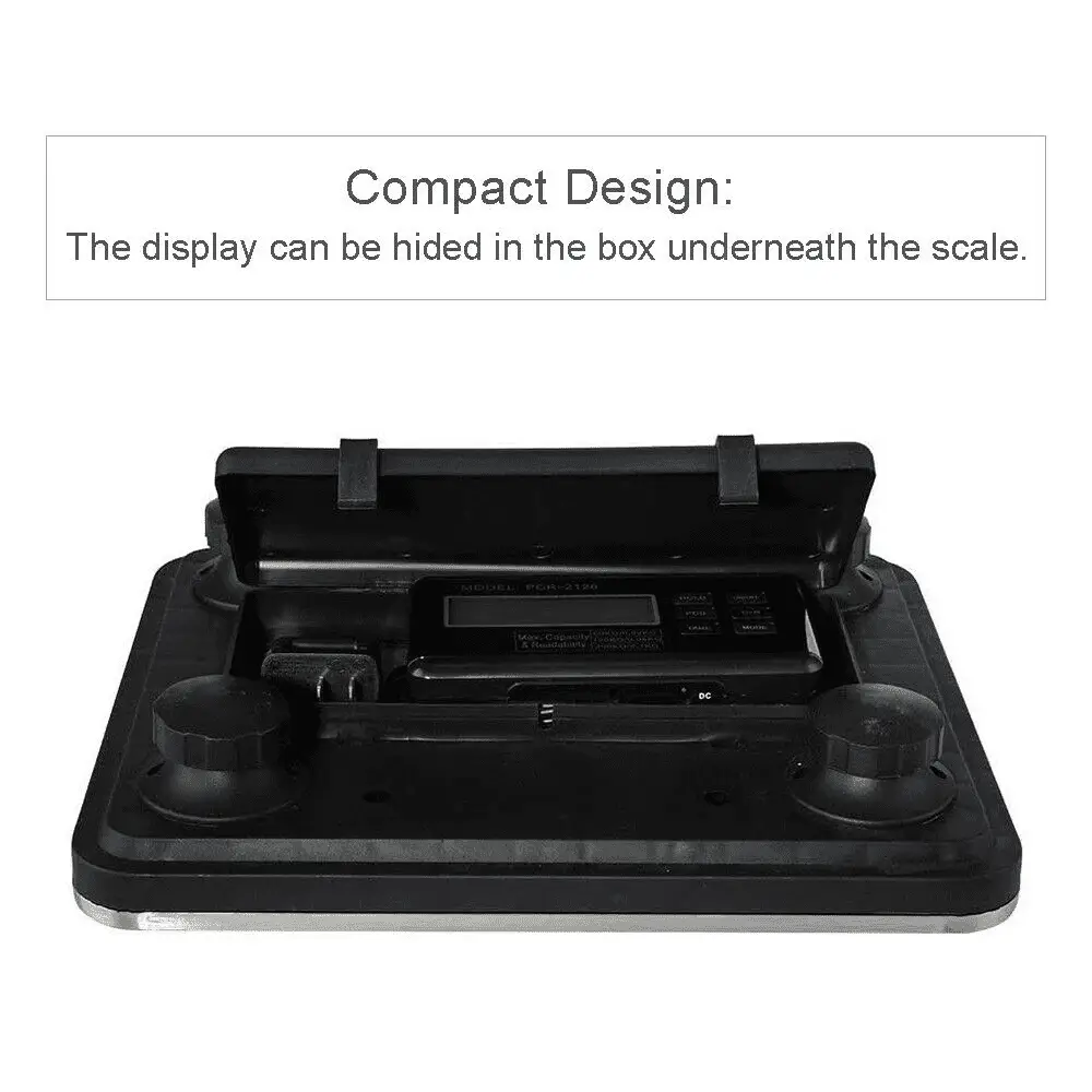 660 Lbs Smart Weigh Digital Heavy Duty Shipping and Postal Scale with Durable Stainless Steel Large Platform - Image 4