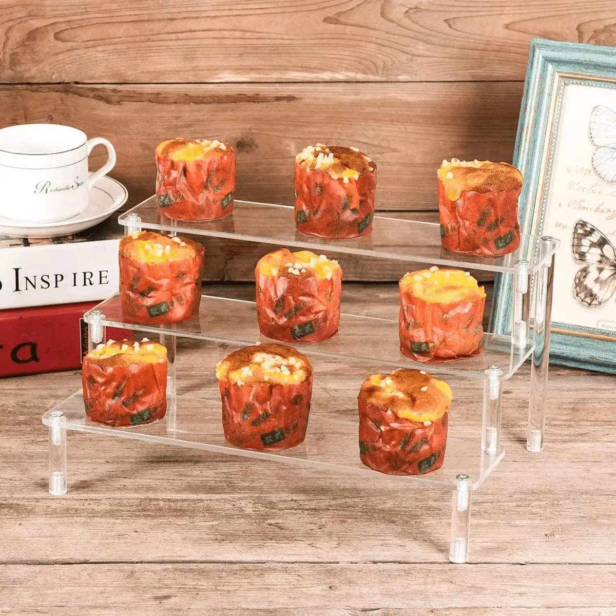 3-Level Display Stand for Toys & Fragrances Transparent Acrylic Cologne Organizer - Image 5