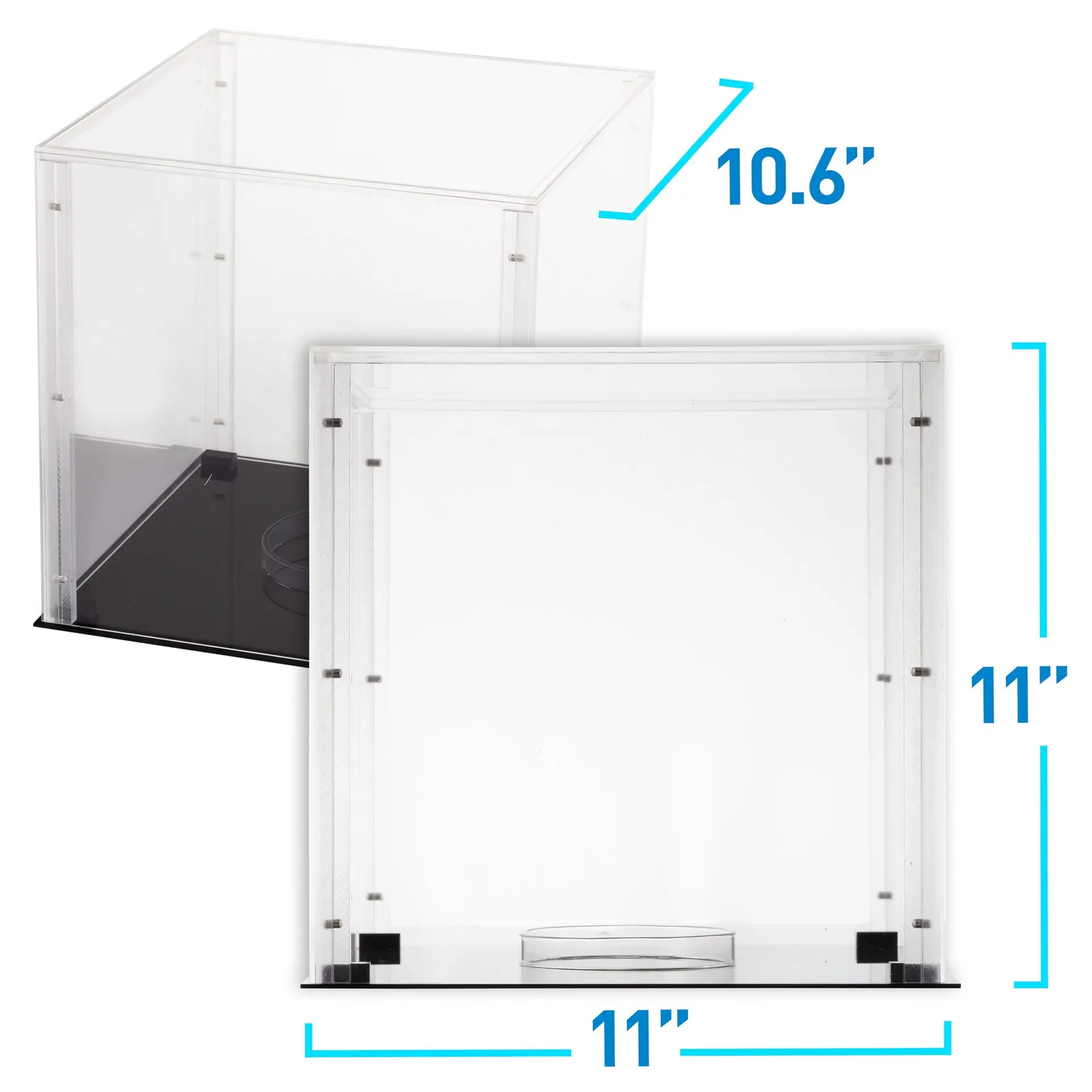 Full Size Basketball / Soccer Acrylic Display Case – Magnetic Snap Together – Memorabilia – UV Protected – Sport Collectibles - Image 2