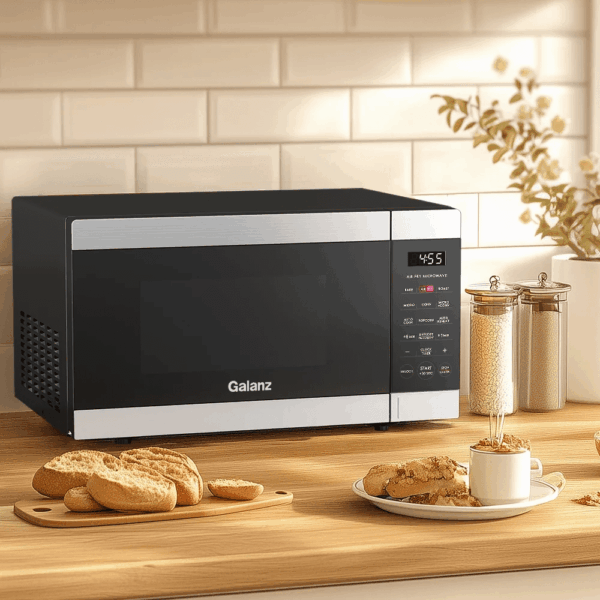 0.9 Cu Ft Air Fry Countertop Microwave, 900 Watts, Stainless Steel, New - Image 11