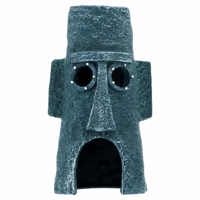 Penn-Plax Spongebob Squarepant Resin Aquarium Decor - Squidward Tentacles Island Home - 6" Tall - Image 5