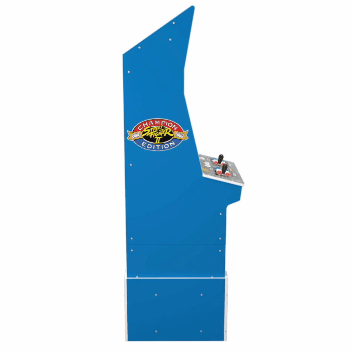 Street Fighter II Champion Edition Big Blue Arcade Machine with Stool - Image 5