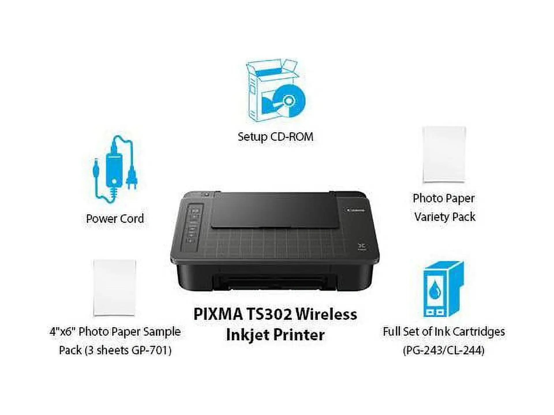 PIXMA TS302 Wireless Inkjet Printer (2321C002) - Image 10