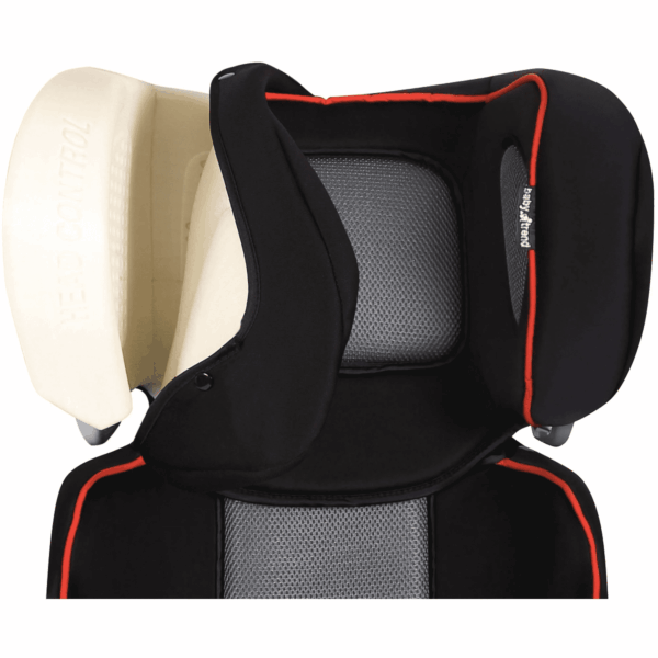 Yumi Folding Booster Car Seat with 2 Cup Holders, Gray - Image 4