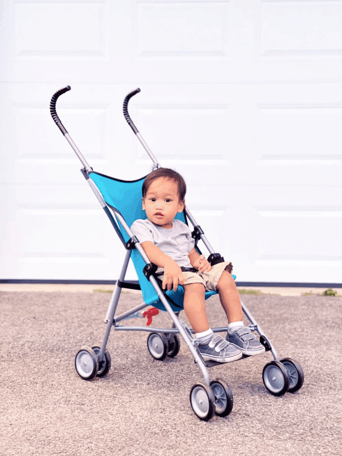 Comfort Height Umbrella Stroller, Freshwater Turquoise, Toddler, Unisex - Image 5