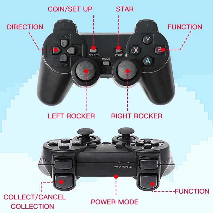 M8 2.4G Wireless Controllers External Game Stick 64G Built-In Storage for TV - Image 6