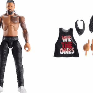 WWE Elite Action Figure & Accessories, Series #114 6-Inch Collectible Jimmy USO with 25 Articulation Points & Swappable Hands
