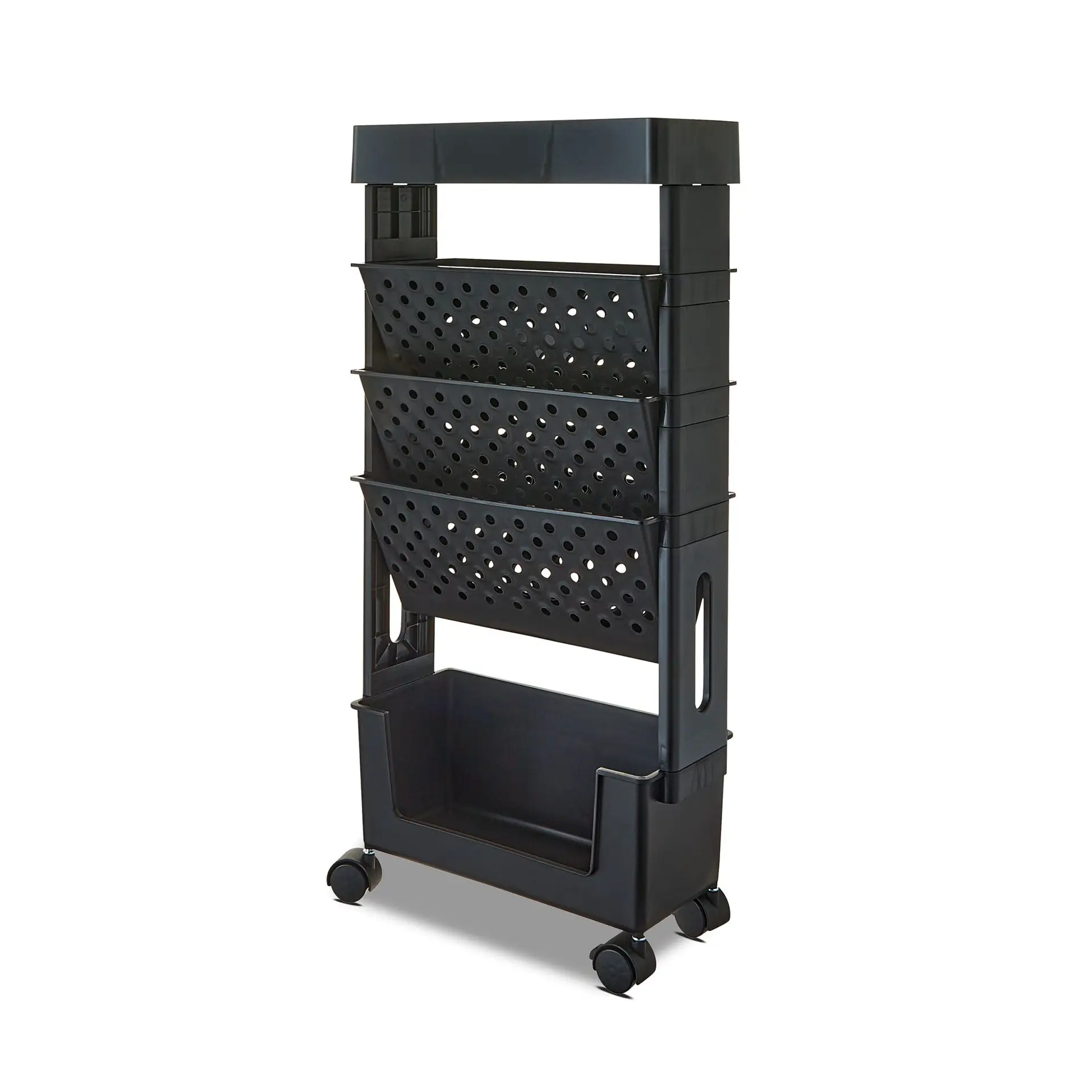 Tiered Organizing Cart, Black - Image 5