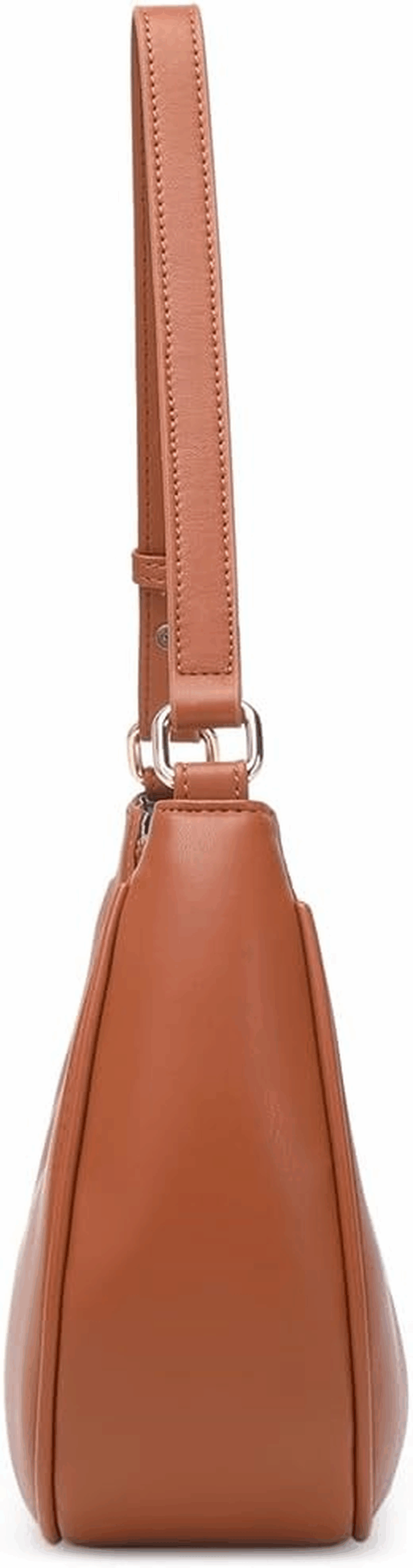 Crescent Shoulder Bags for Women Cute Hobo Tote Handbag under the Arm Purses Mini Clutch Purse with Zipper Closure - Image 3