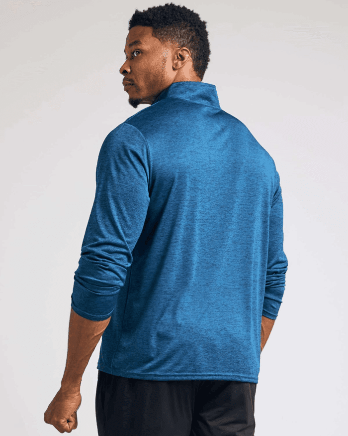 3 Pack: Men'S Dry-Fit Active Quarter Zip Long Sleeve Athletic Performance Pullover (Available in Big & Tall) - Image 4