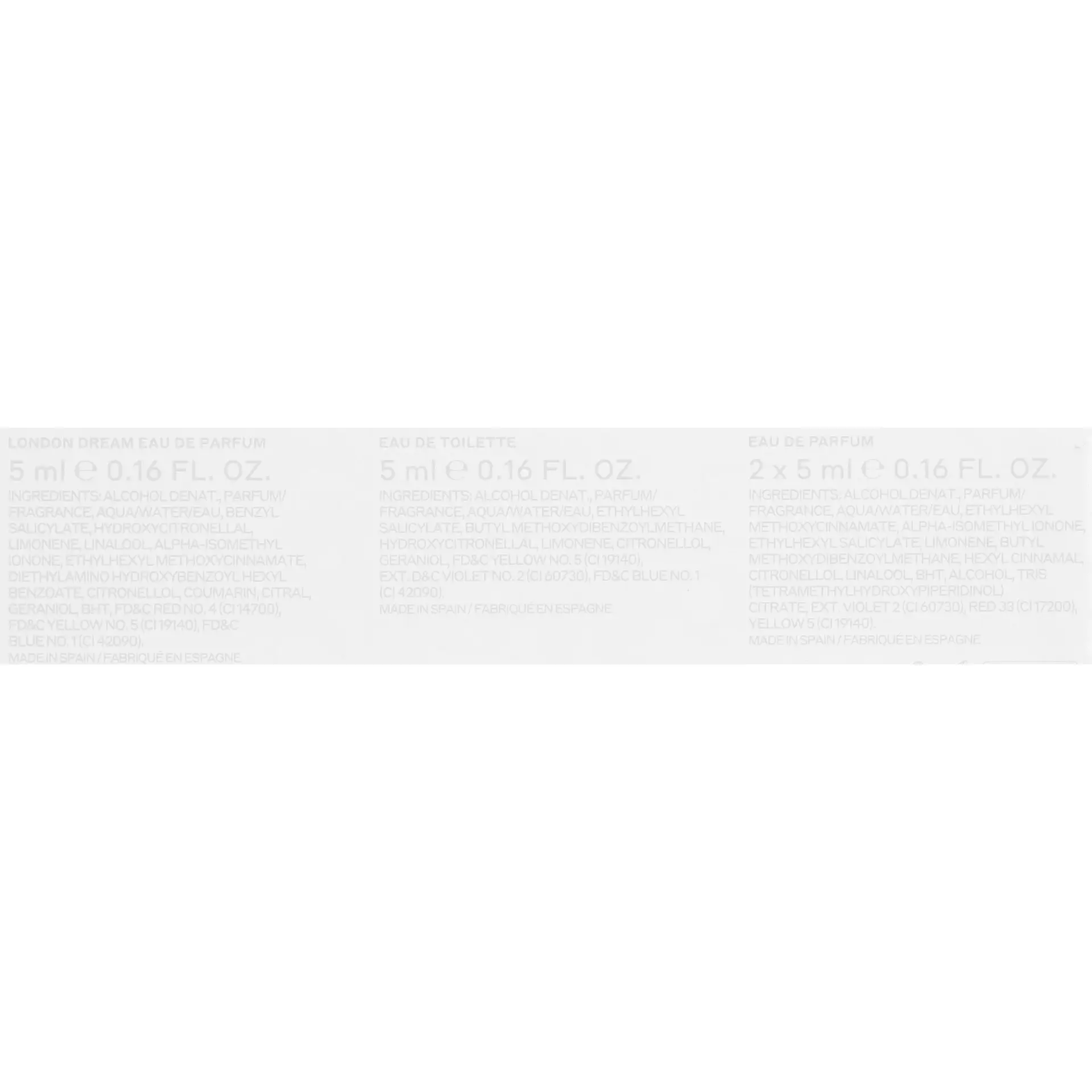 Her , 4 Pc Mini Gift Set 2 X 0.16Oz Her EDP Spray, 0.16Oz London Dream EDP Spray, 0.16Oz Her EDT Spray - Image 5