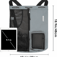 Swim Bag Mesh Drawstring Backpack with Wet Pocket for Swimming, Gym, and Workout Gear - Image 5