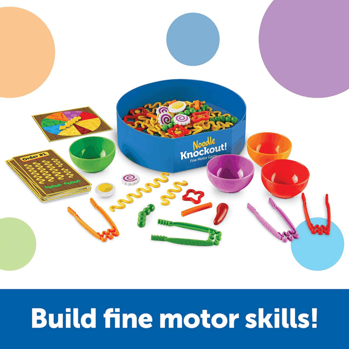 Noodle Knockout! Fine Motor Game,Fine Motor Skills Toys, 67 Pieces, Ages 4+ - Image 2