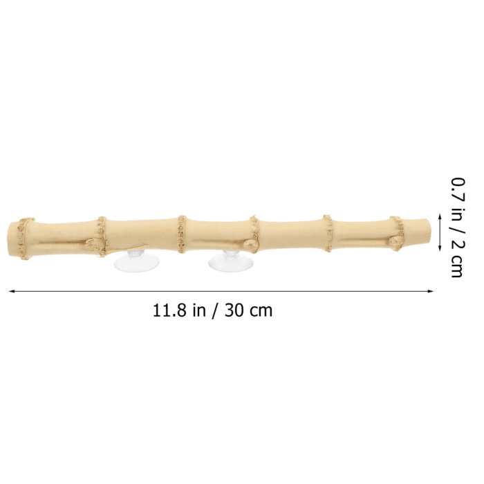 WORGEOUS Decorative Reptile Climbing Branch Reptile Cage Decor Bamboo Reptile Toy Lizard Supply - Image 2