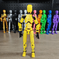 5PCS Assembly Completed T13 Action Figure 3D Printed Multi-Jointed Movable,Lucky 13 Action Figures,Multi-Articular Action Figures,Desktop Decorations,Creative Gifts (5 Colors) - Image 8