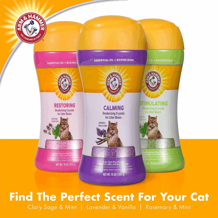 Restoring Cat Litter Box Deodorizing Crystals, Clary Sage & Mint Scent - Cat Smell Eliminator for Home, Odor Control, Cat Litter Crystals, Cat Essentials, 15 Ounce - Image 5