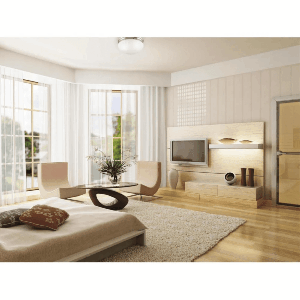 Lighting  Two-Light Flush-Mount Interior Ceiling Fixture with Pull Chain Brushed Nickel - Image 5