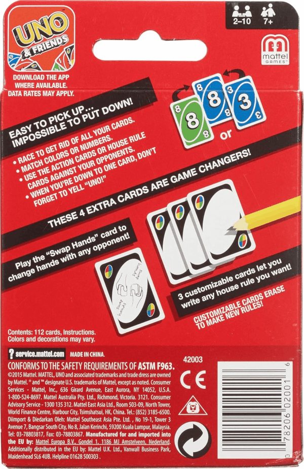 UNO Card Game in a Collectible Storage Tin for Kids, Adults, Families, Parties & Travel, 2 to 10 Players (Amazon Exclusive) - Image 6