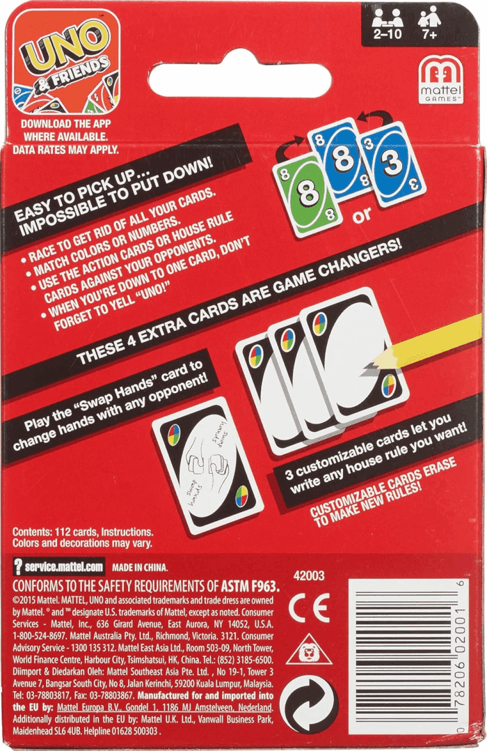 UNO Card Game in a Collectible Storage Tin for Kids, Adults, Families, Parties & Travel, 2 to 10 Players (Amazon Exclusive) - Image 6