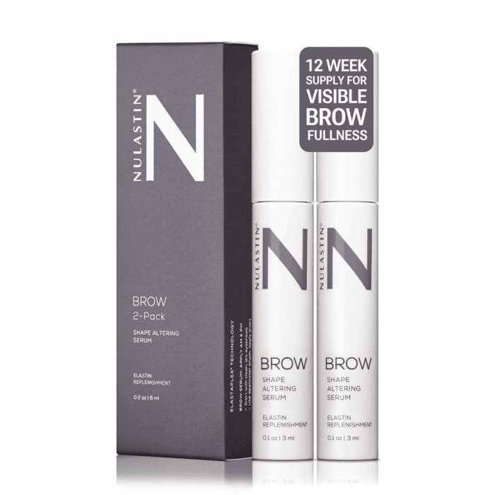 Eyebrow Serum for Thicker Looking Brows - BROW Shape Altering Serum - Reduce Shed & Encourage Fuller, More Youthful-Looking Brows - with Keratin & Peptides (2 Count, 0.1 Fl Oz Each)