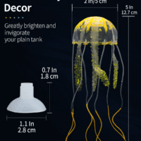 6 Pcs Glowing Jellyfish Ornament Decoration for Aquarium Fish Tank - Image 4