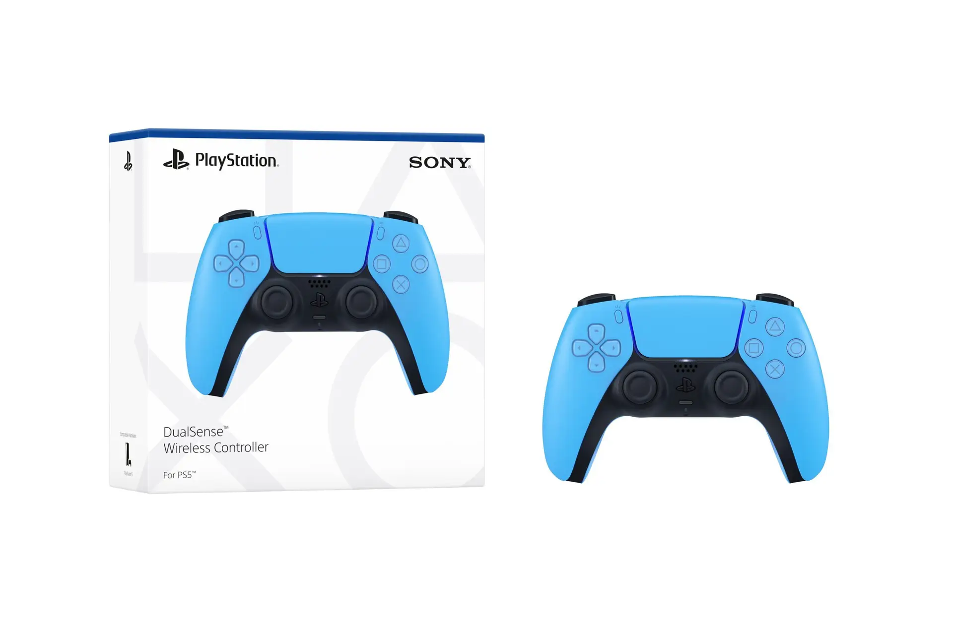 Playstation 5 Slim Console + Playstation 5 Dualsense Wireless Controller Starlight Blue - Includes PS5 Console & Dualsense Controller - 16GB RAM 1TB SSD - Custom Integrated I/O - up to 120Fps @ 120Hz - Image 4