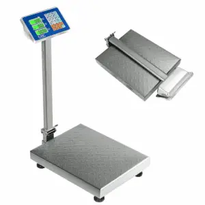 660Lbs Weight Platform Scale Digital Floor Folding Scale Postal Shipping Mailing