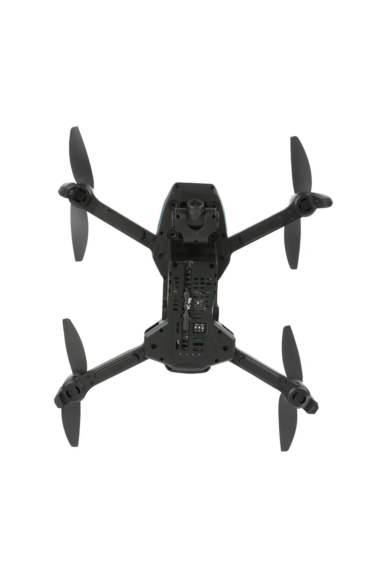 FPV Duo Racing Drone with Goggles and GPS, Black - Image 7