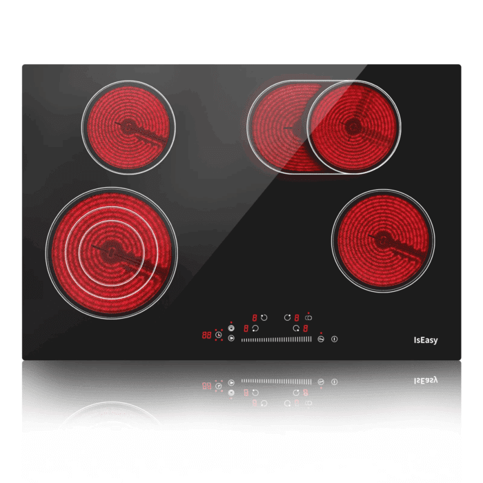 30" Electric Stove in Ceramic with 4 Burners - Image 9