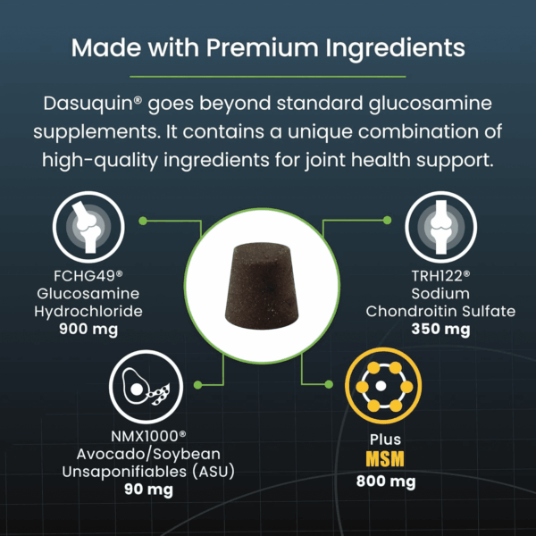 Dasuquin with MSM Joint Health Supplement for Large Dogs - with Glucosamine, MSM, Chondroitin, ASU, Boswellia Serrata Extract, and Green Tea Extract, 84 Soft Chews - Image 5