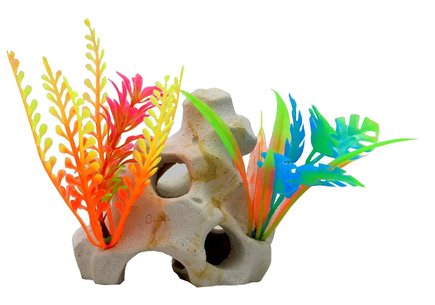 Holey Rock Aquarium Ornament, Multicolor - Image 4