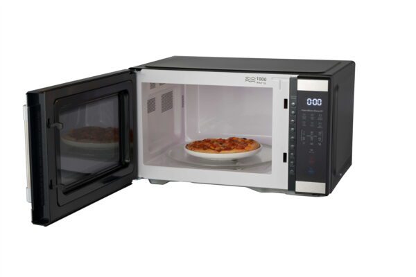 1.1 Cu Ft Countertop Microwave Ovens, Black and Stainless Steel - Image 5