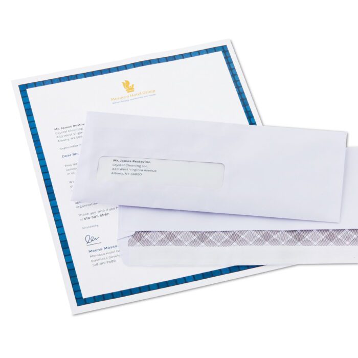 #10 Single Window Peel and Stick Envelopes, White, 4.13 in X 9.5 In, 250 Count - Image 5