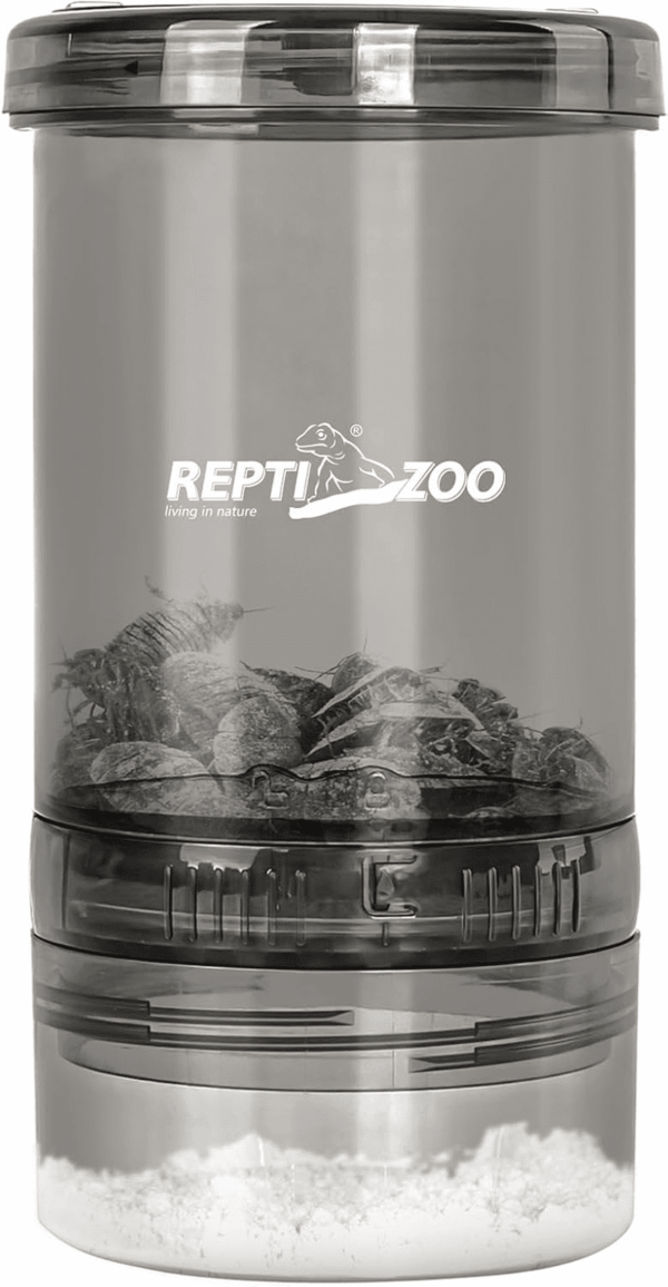 Reptile Cricket Calcium Powder Mixer, Cricket Keeper Shaker for Bearded Dragon Gecko Snake Lizards, Dispenser Feeder for Chameleon Reptile & Amphibians