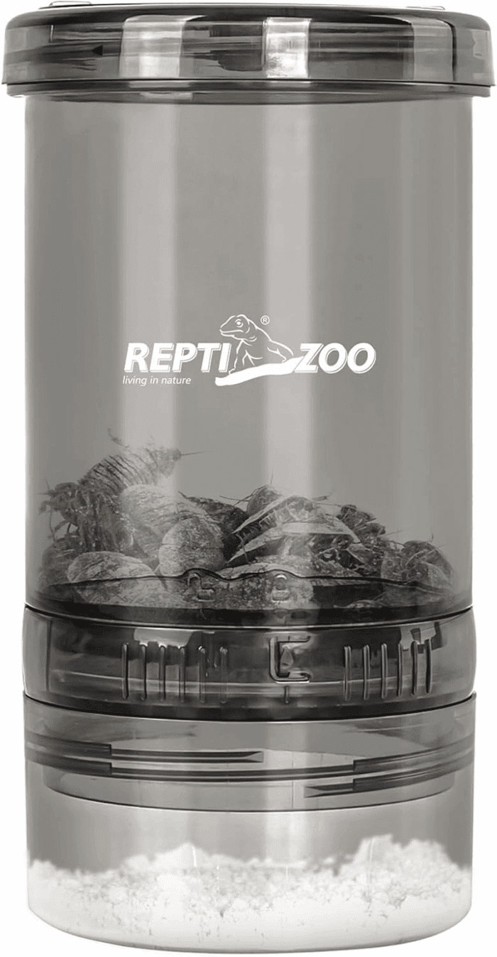 Reptile Cricket Calcium Powder Mixer, Cricket Keeper Shaker for Bearded Dragon Gecko Snake Lizards, Dispenser Feeder for Chameleon Reptile & Amphibians