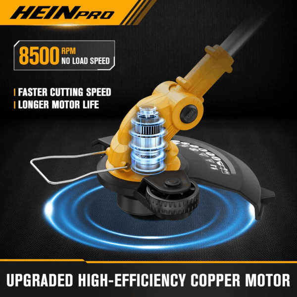 20V Cordless Leaf Blower and 12 Inch String Trimmer Combo Compatible with DEWALT 20V MAX Battery (Battery and Charger Not Included) - Image 6