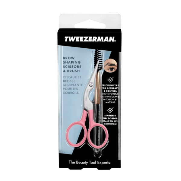 Exclusive Tea Rose Brow Shaping Scissors & Brush - Image 6