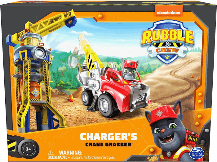 , Charger’S Crane Grabber Toy Truck with Movable Parts and a Collectible Action Figure, Kids Toys for Ages 3 and Up - Image 9