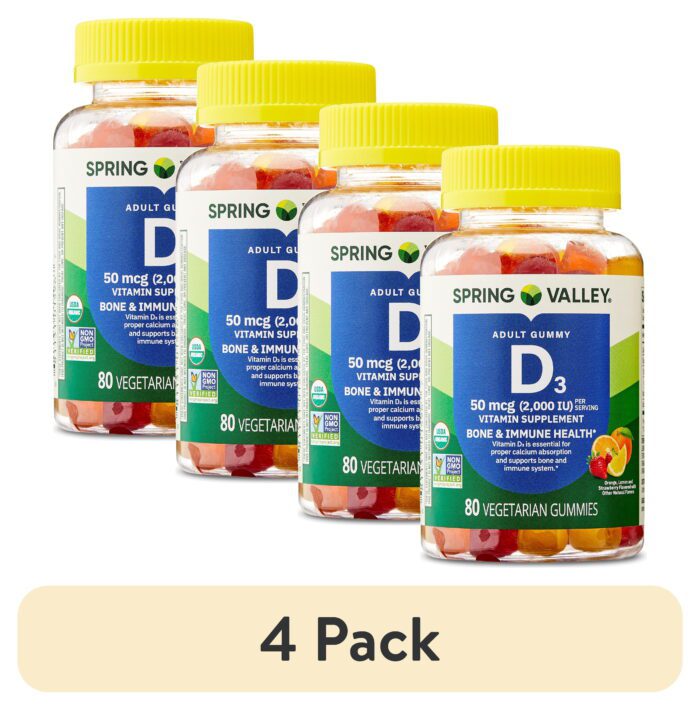 Vitamin D3 Gummies for Bone and Immune Health, 50Mcg (2000 IU), 80 Count - Image 11