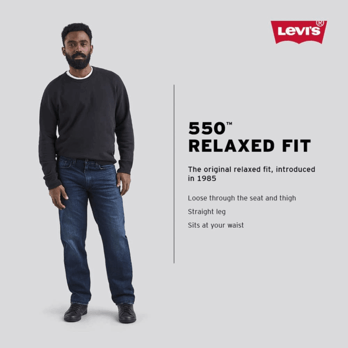 Men'S 550 Relaxed Fit Jeans (Also Available in Big & Tall) - Image 4