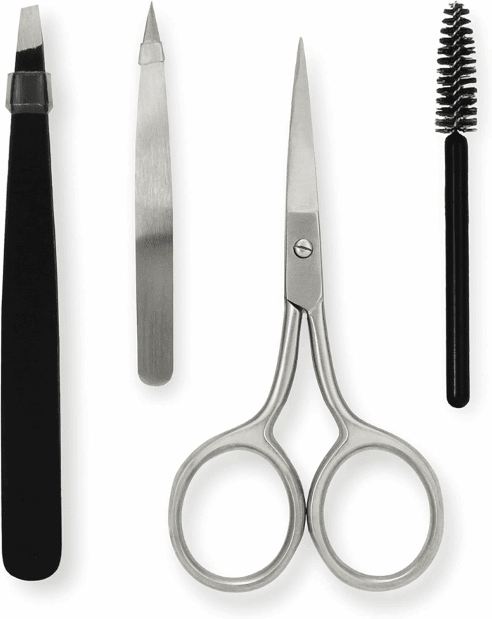4 Piece Brow Kit, Black - Image 2