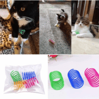 Cat Spiral Spring, 12 Pc Cat Creative Toy to Kill Time and Keep Fit Interactive Cat Toy Sturdy Heavy Plastic Spring Colorful Springs Cat Toy for Swatting, Biting, Hunting Kitten Toys - Image 8