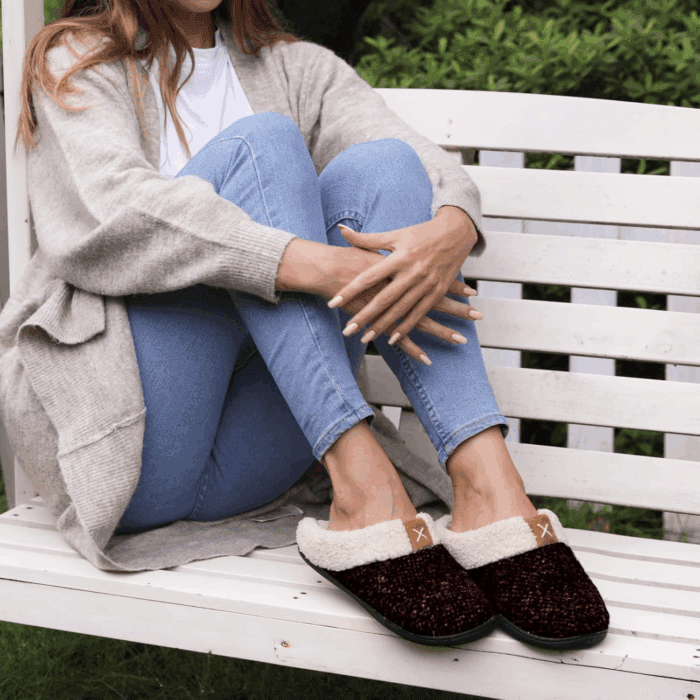 Women'S Indoor Bedroom Slipper with Memory Foam, Gift for Women, Wool-Like House Shoe with Anti-Skid Rubber Sole for Ladies - Image 6