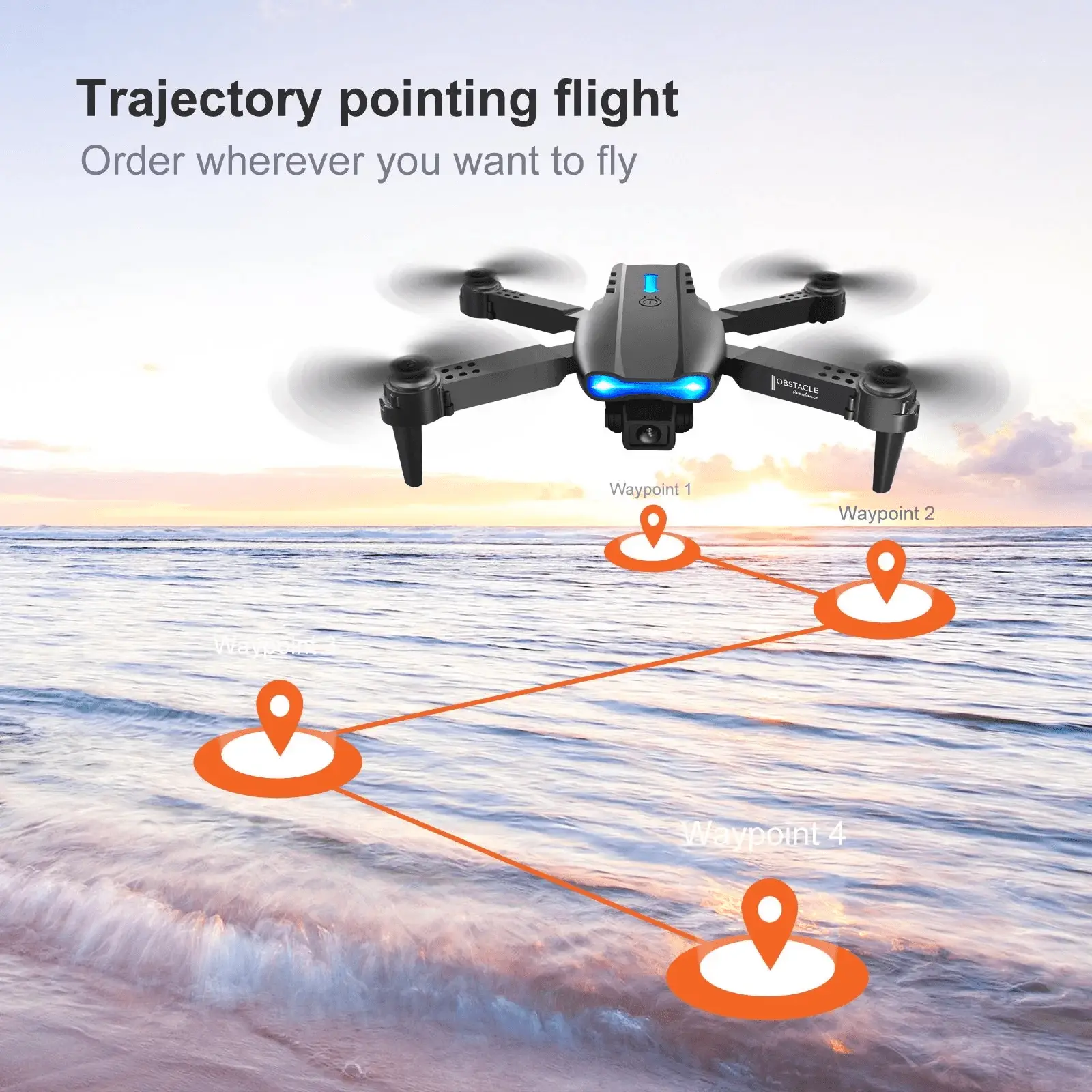 Drone with 4K HD Dual Camera for Adults Kids, RC Quadcopter with 2 Modular 1800Mah Batteries for 30 Mins Long Flight - Image 10